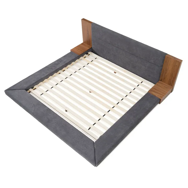Кровать Amalie 260×244 см обитая с встроенными тумбами 4