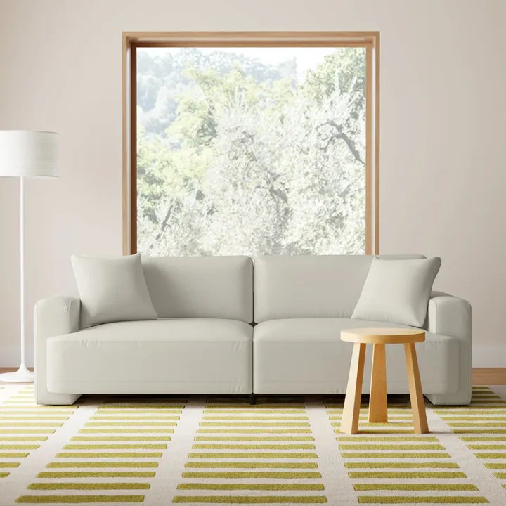 Ives 90'' Upholstered Deep Sofa 2