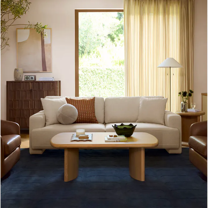 Ives 90'' Upholstered Deep Sofa 3