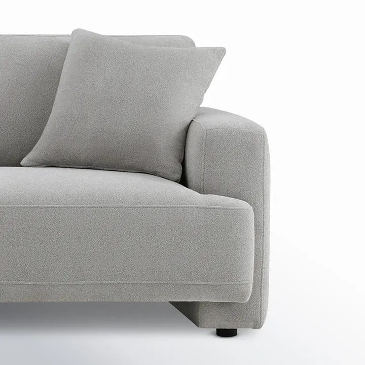 Диван Ives 229×98×81 см обитый глубокий из массива 8