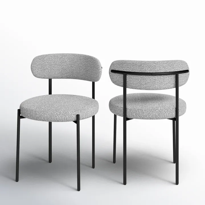 Стул Sherwood 76×56×53 см с цельной спинкой букле 2 шт 4