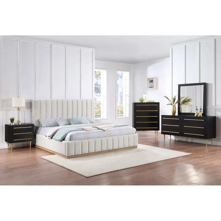 Кровать Codyn 207×222×132 см обитая King размер 4