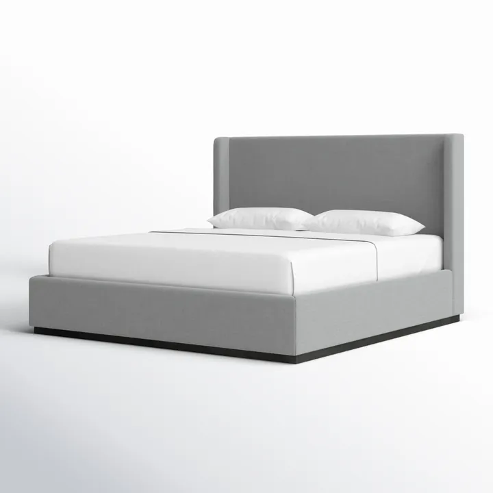 Кровать Earby 207×222×132 см обитая King размер 4