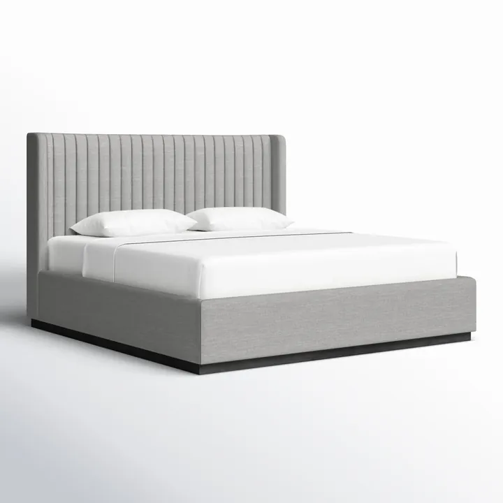 Кровать Chamblis 207×222×132 см обитая с крыльями King размер 4