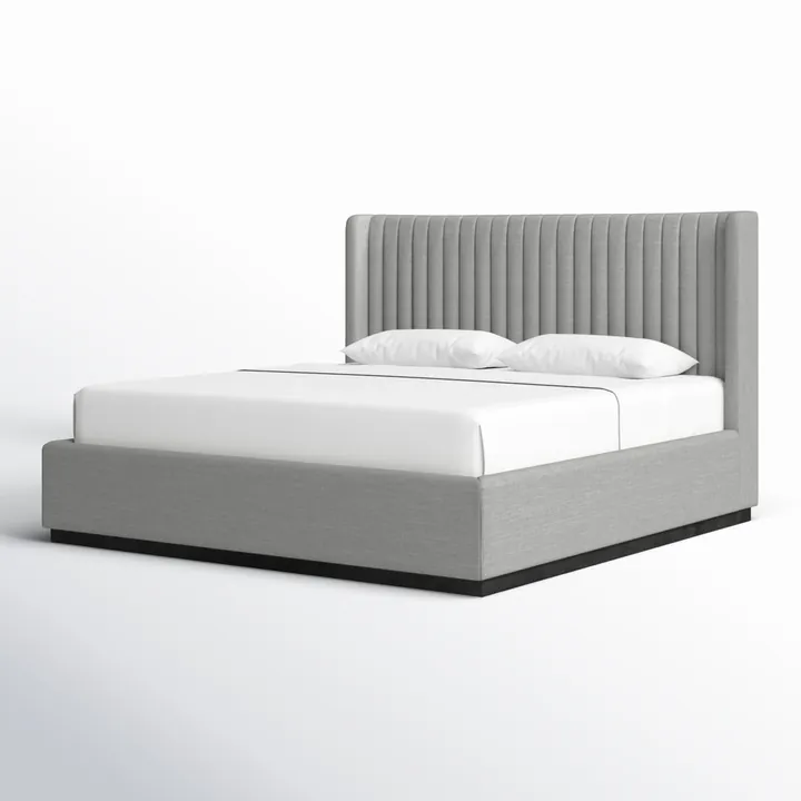 Кровать Chamblis 207×222×132 см обитая с крыльями King размер 5