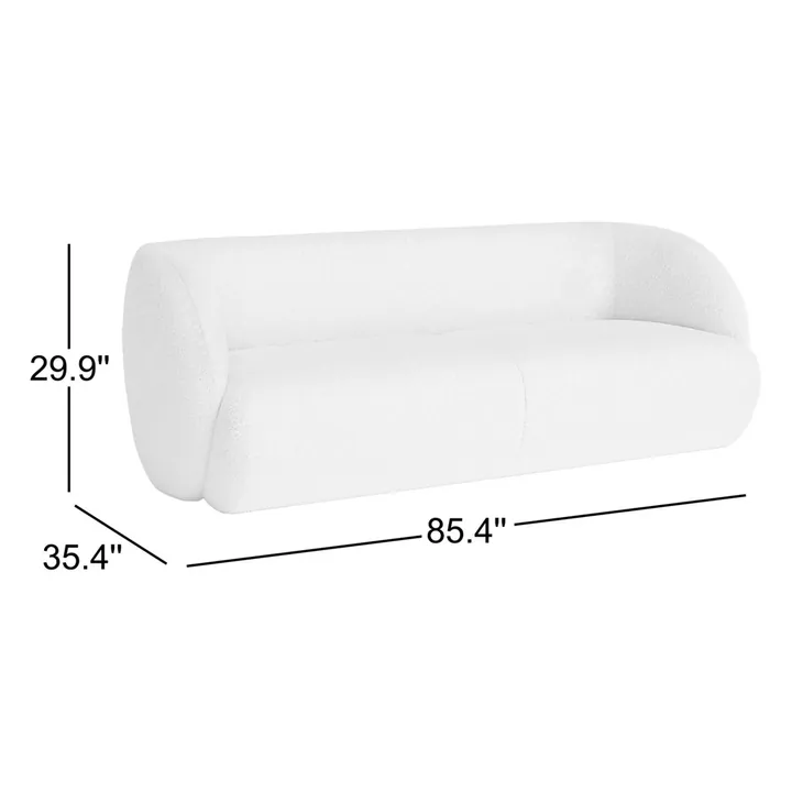 Davis 85'' Upholstered Sofa 7