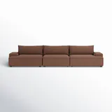 Диван Daphne 350×101×101 см модульный обитый из массива