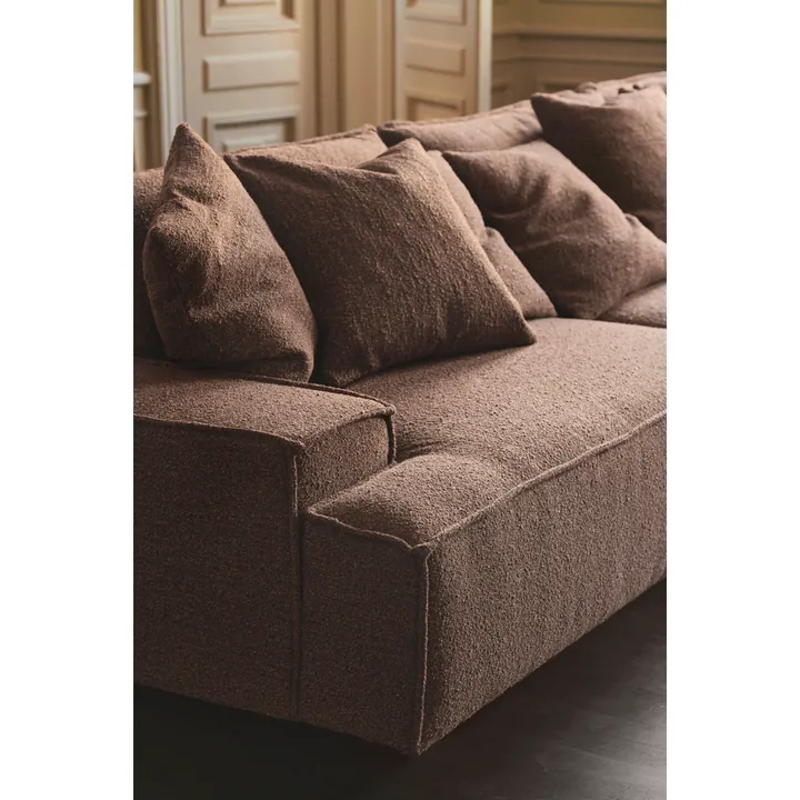 Диван Daphne 350×101×101 см модульный обитый из массива 2