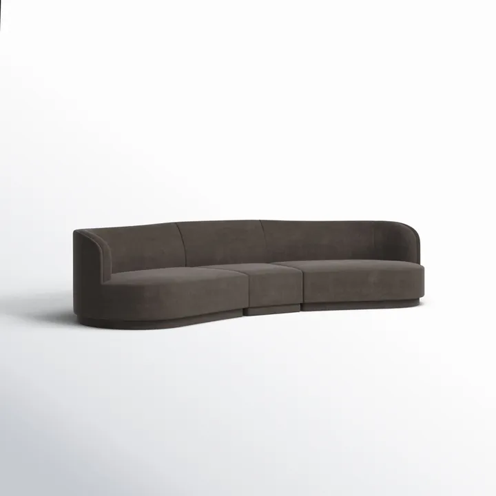 Угловой диван Jalan 384×147×147 см модульный обитый 3 предмета 3