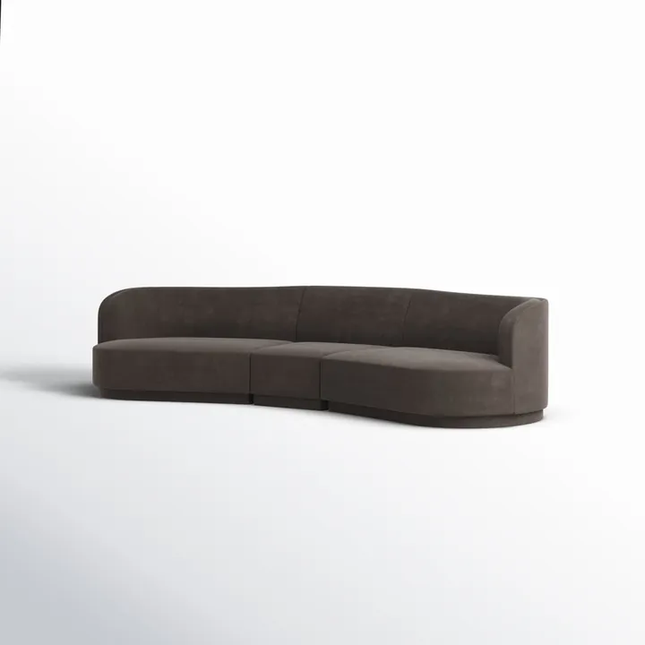 Угловой диван Jalan 384×147×147 см модульный обитый 3 предмета 4