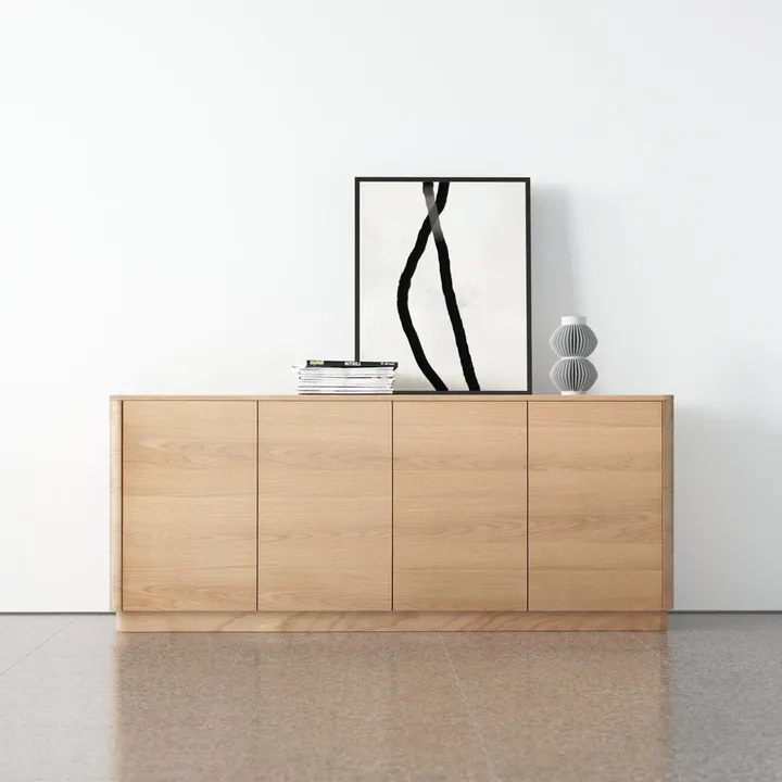 Сервант Mille 183×48×76 см из массива 4 двери 2