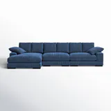 Угловой диван Lonsdale 375×168×86 см обитый кордрой из массива