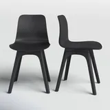 Стулья Brin 80×44×46 см пластиковые обеденные комплект 2 штуки
