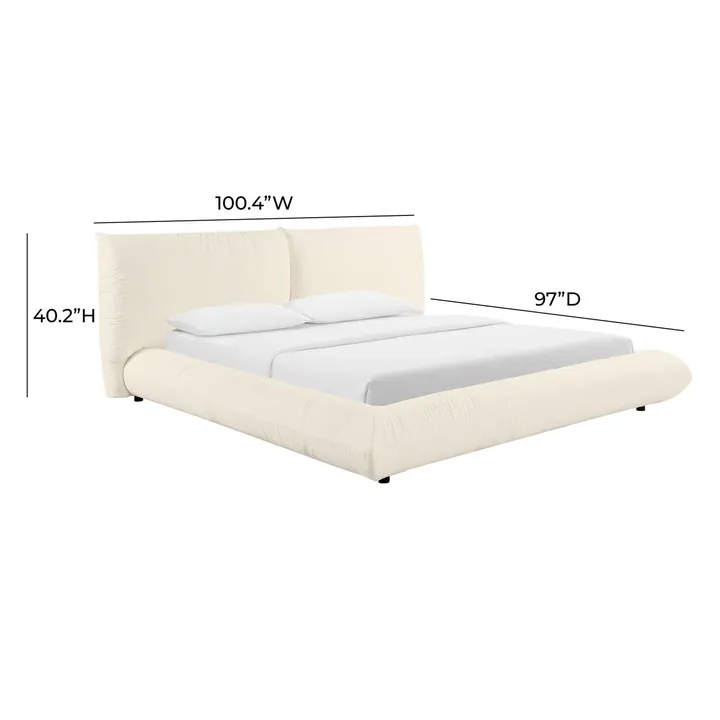 Кровать Riata 102×246×255 см обитая King размер 5