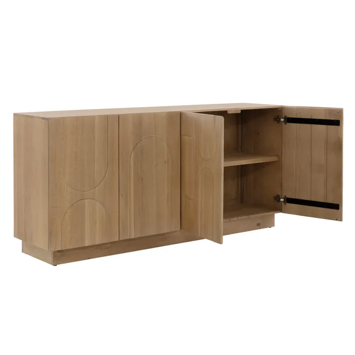Сервант Kana 188×45×87 см из массива 4 двери 5