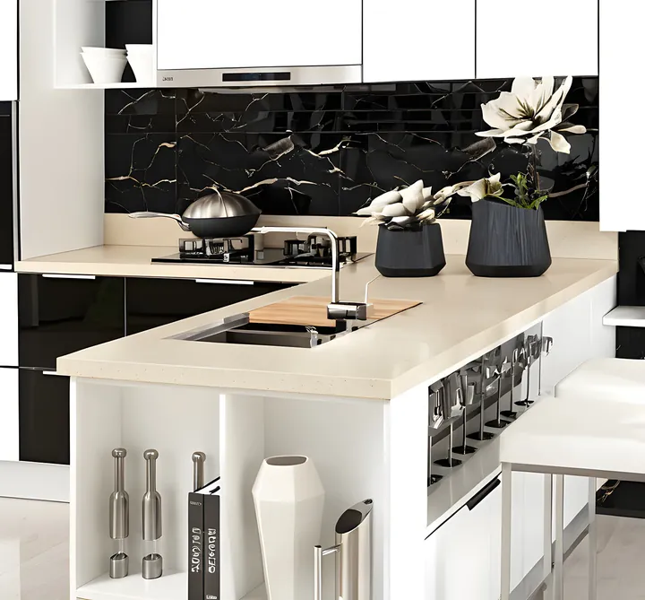 Кухня Glass White 3
