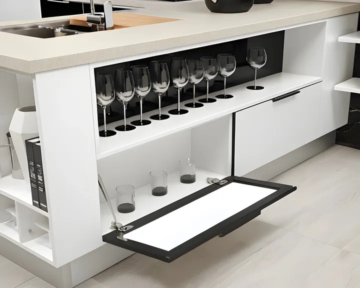 Кухня Glass White 4