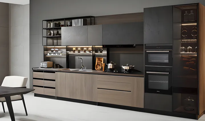 Кухня Grey Wood 3