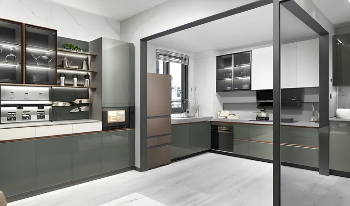 Кухня Forest Green 3