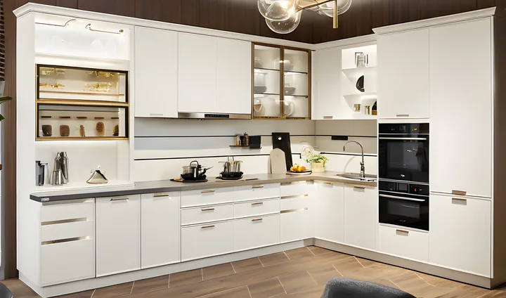 Кухня Gold White 2
