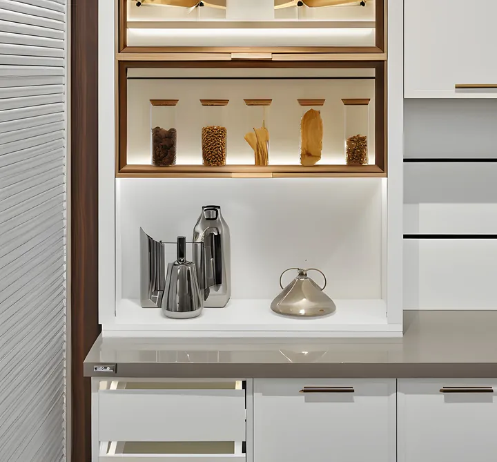Кухня Gold White 3