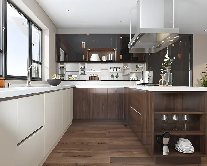 Кухня Brown Gloss 3