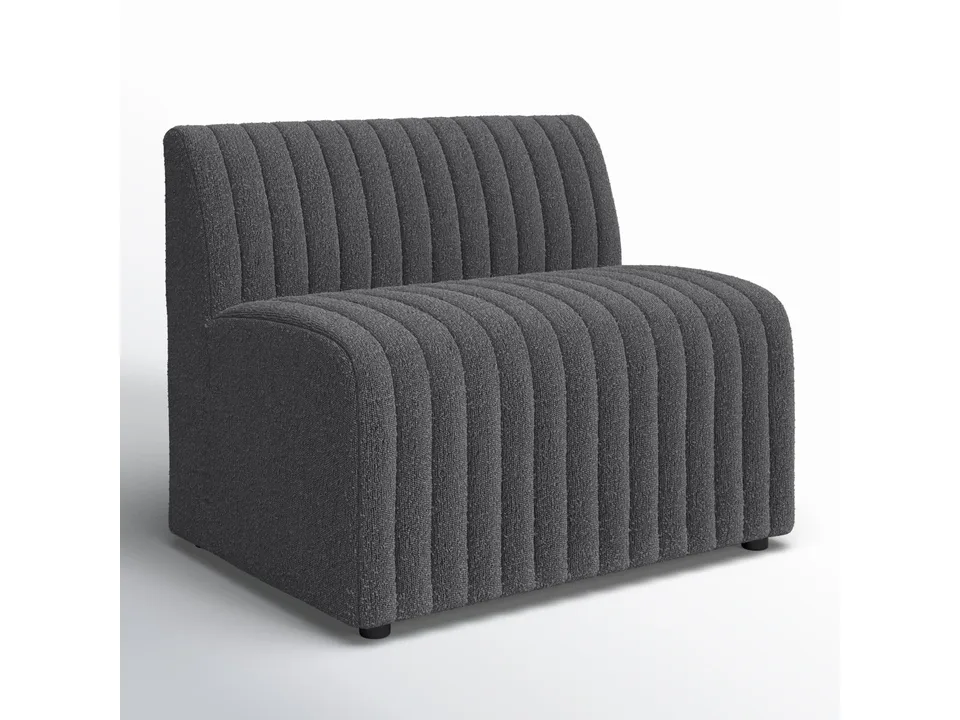 Обеденная скамья Brandt 98 см с обивкой букле 3