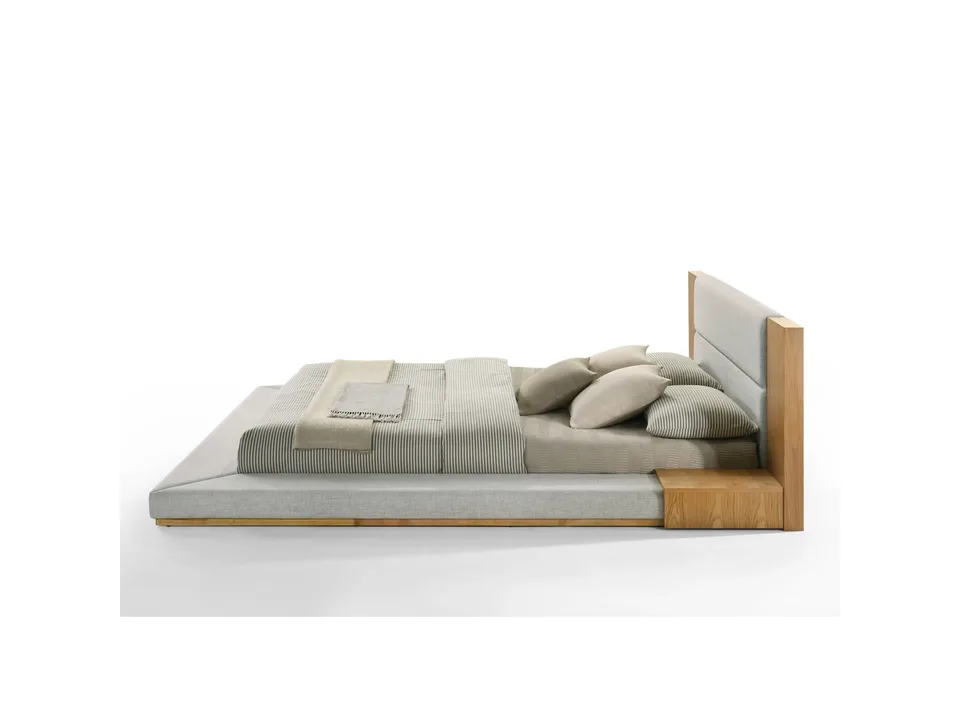 Кровать Amalie 260×244 см обитая с встроенными тумбами 6