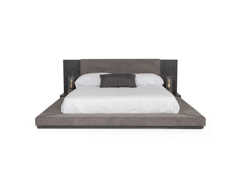Кровать Amalie 260×244 см обитая с встроенными тумбами 3