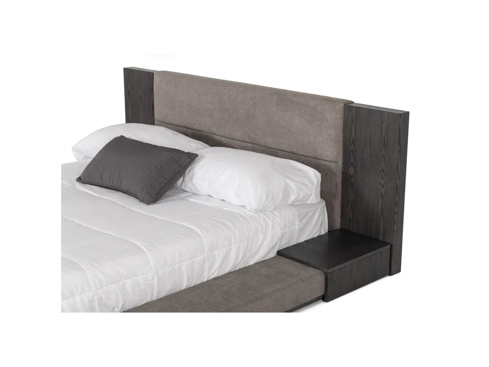Кровать Amalie 260×244 см обитая с встроенными тумбами 4