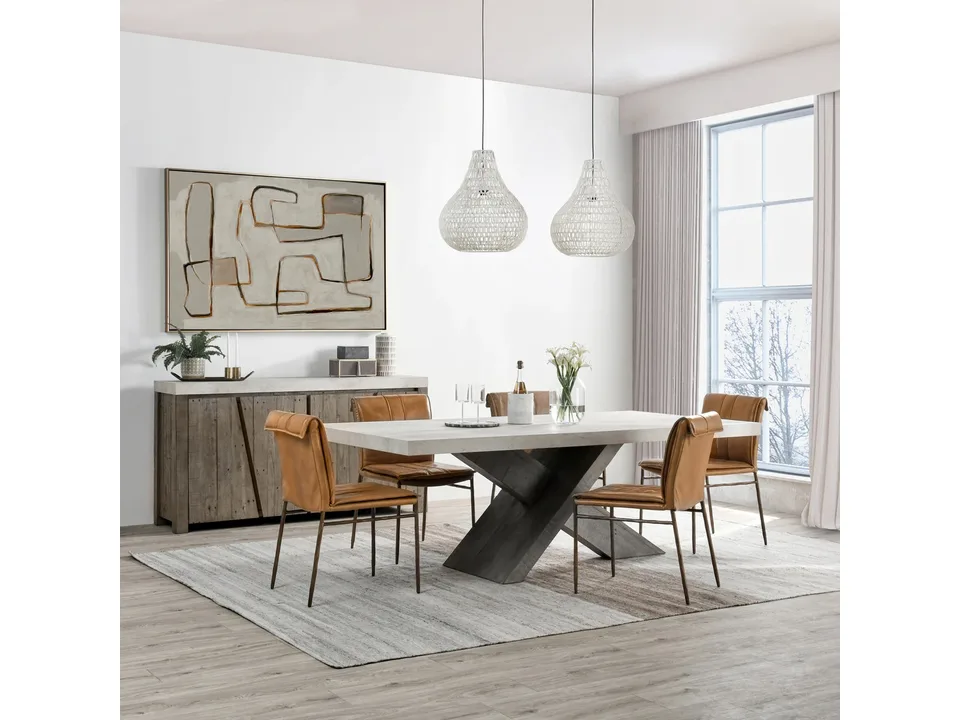 Обеденный стол Durant 213×109 см в стиле современного фермерского дома 5