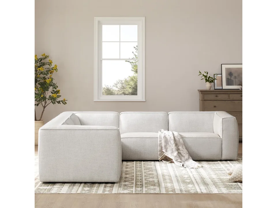 Угловой диван Jaye 282×300 см модульный обитый 5 предметов 2