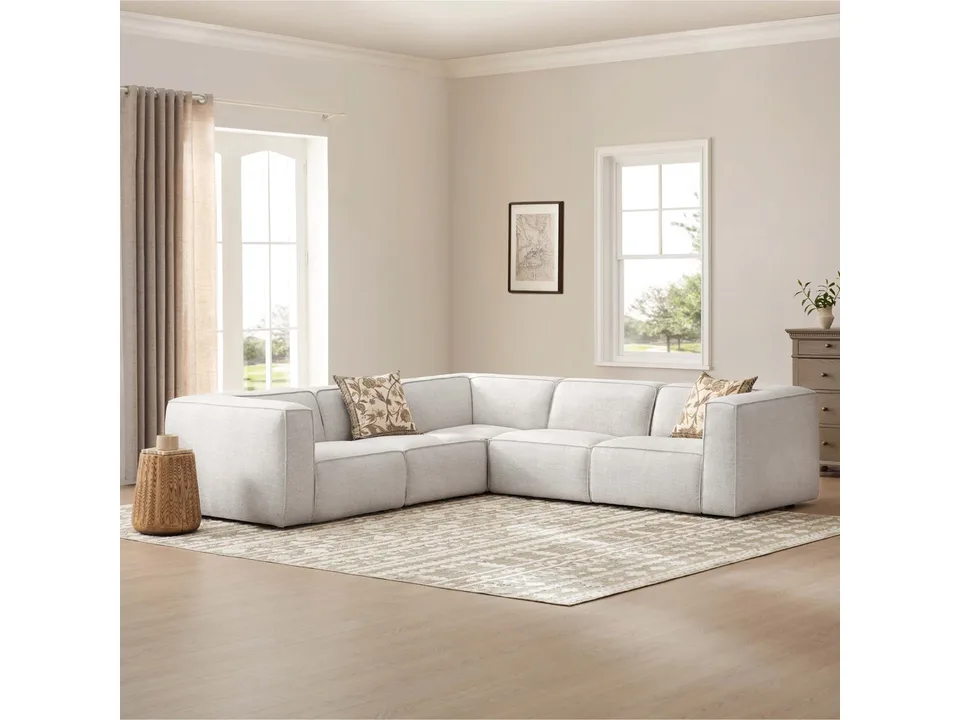 Угловой диван Jaye 282×300 см модульный обитый 5 предметов 3