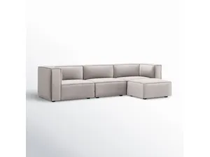 Угловой диван Shonnard 314×168×77 см модульный 4 предмета с пуфиком