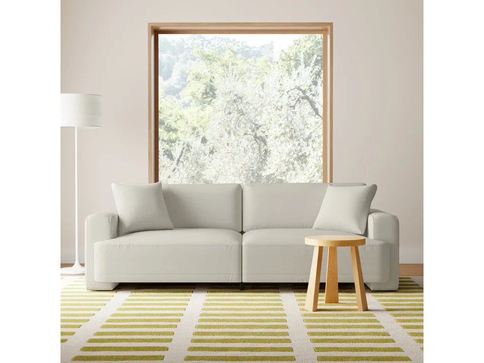 Ives 90'' Upholstered Deep Sofa 2