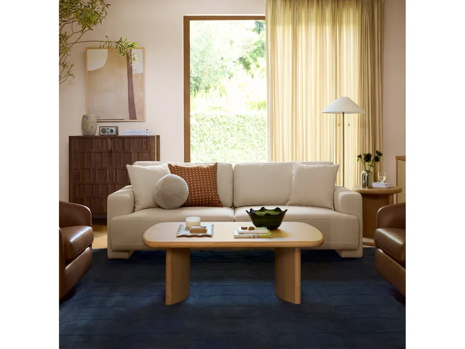 Ives 90'' Upholstered Deep Sofa 3