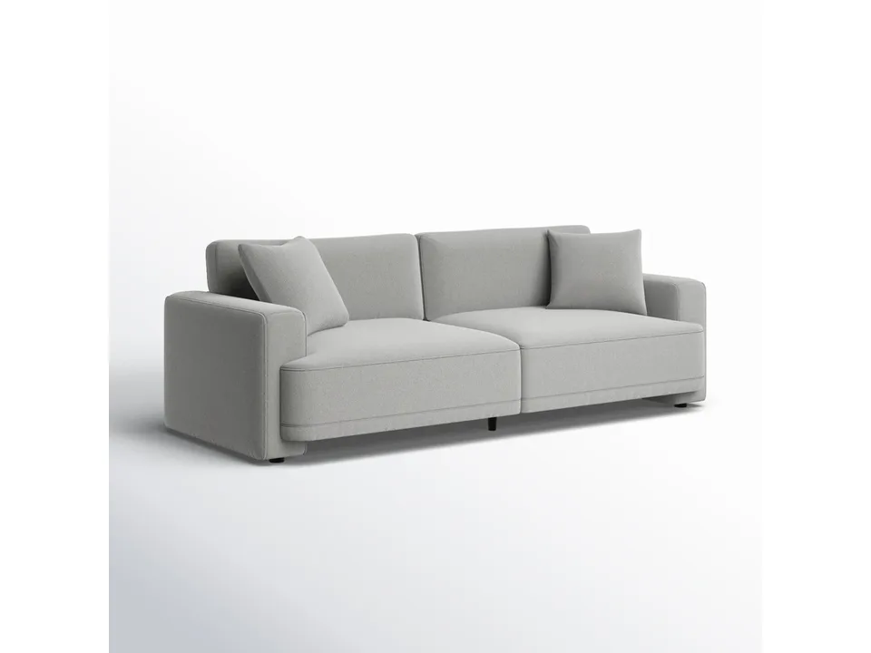 Диван Ives 229×98×81 см обитый глубокий из массива 3