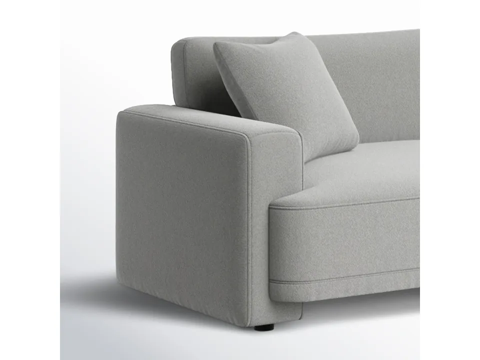 Диван Ives 229×98×81 см обитый глубокий из массива 6