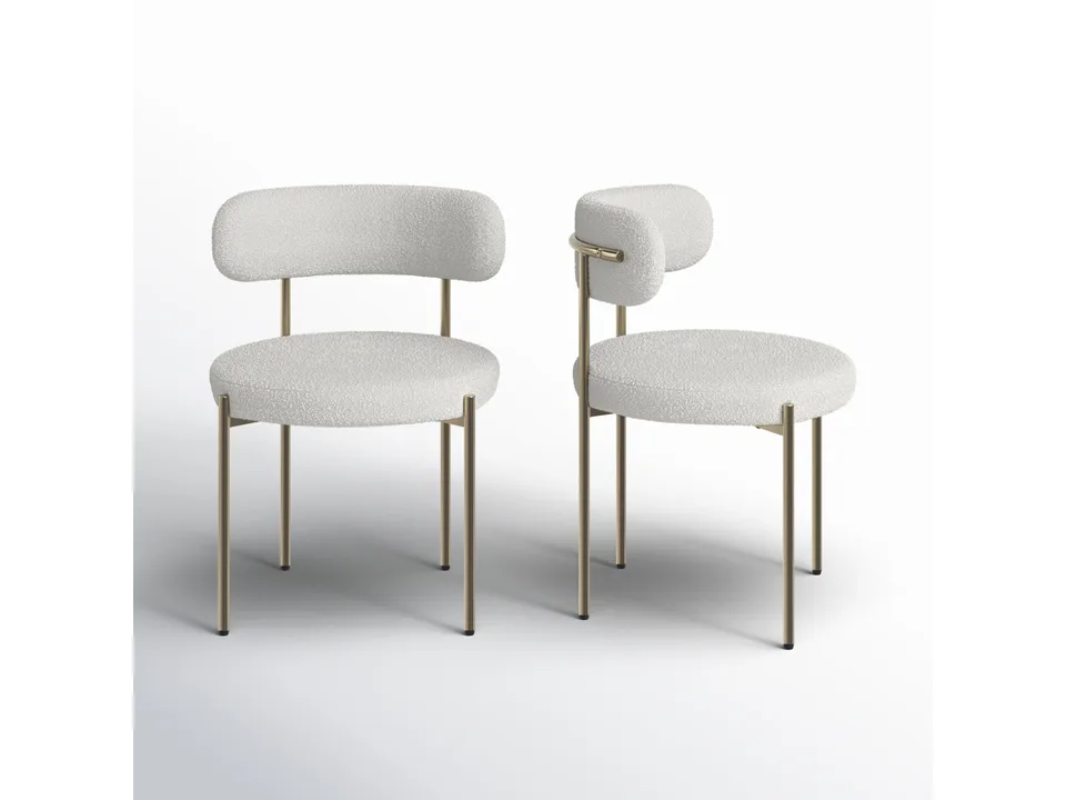 Стул Sherwood 76×56×53 см с цельной спинкой букле 2 шт 1