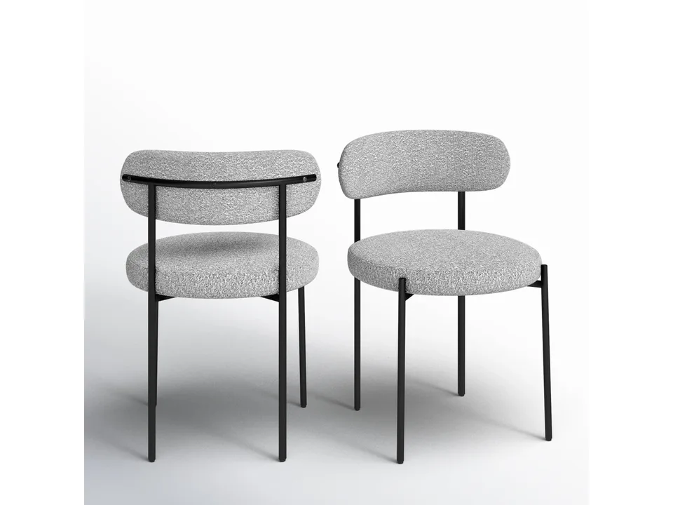 Стул Sherwood 76×56×53 см с цельной спинкой букле 2 шт 3