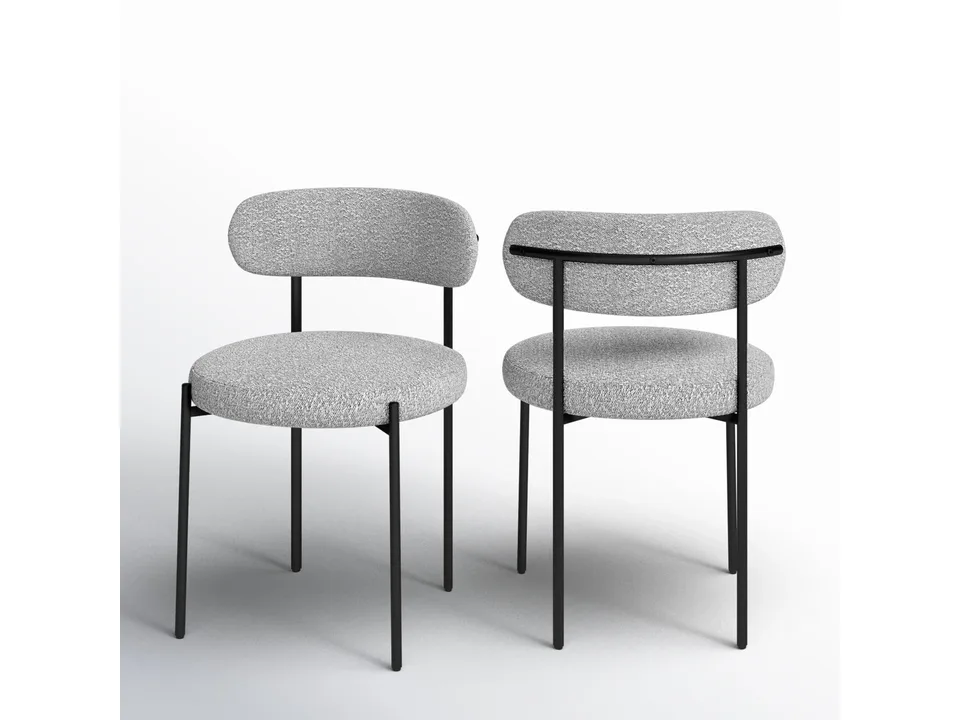 Стул Sherwood 76×56×53 см с цельной спинкой букле 2 шт 4