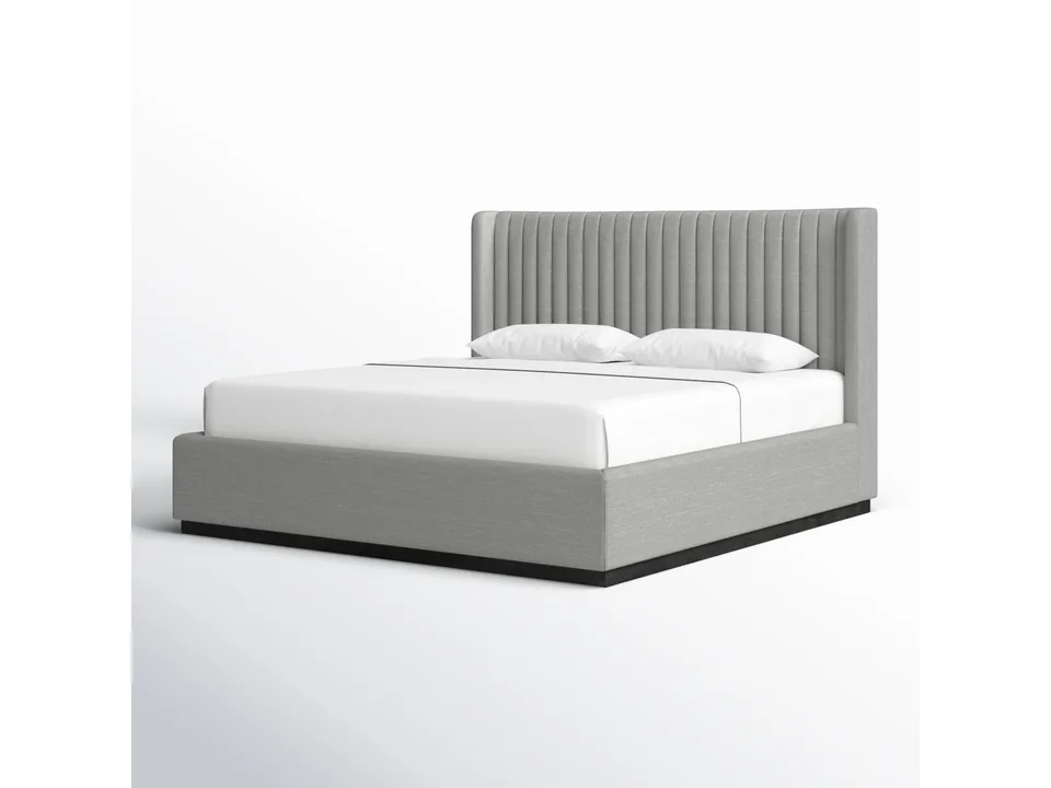 Кровать Chamblis 207×222×132 см обитая с крыльями King размер 5