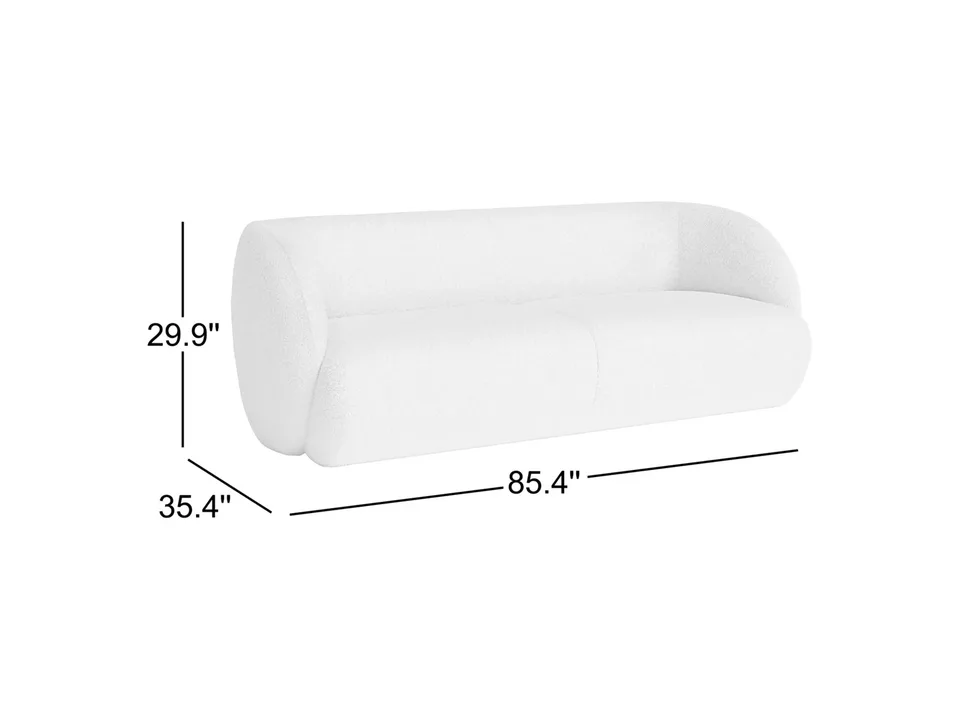 Davis 85'' Upholstered Sofa 7