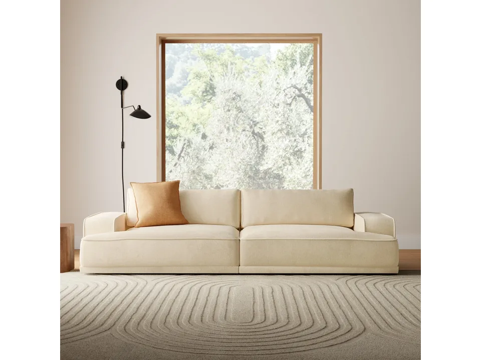 Диван Rion 260×107×107 см с углубленными подлокотниками из массива 2