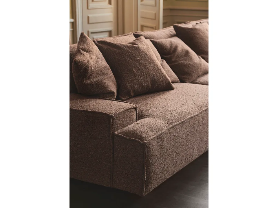 Диван Daphne 350×101×101 см модульный обитый из массива 2