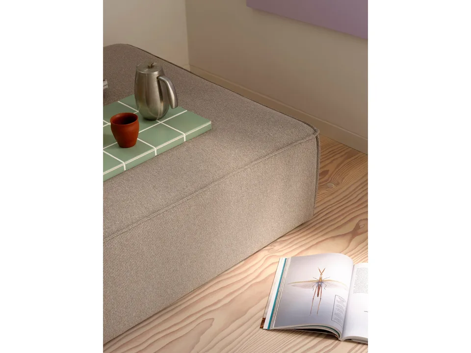 Диван Daphne 350×101×101 см модульный обитый из массива 3