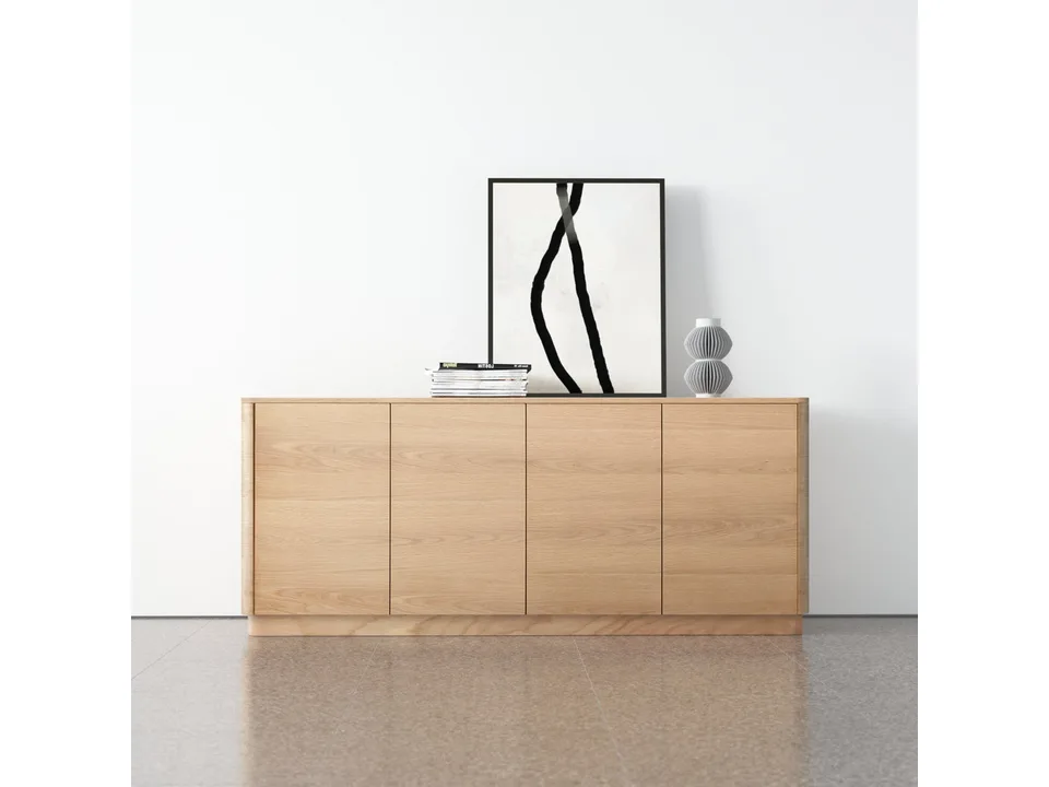 Сервант Mille 183×48×76 см из массива 4 двери 2