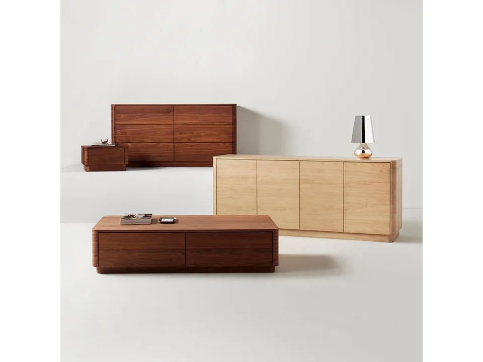 Сервант Mille 183×48×76 см из массива 4 двери 3