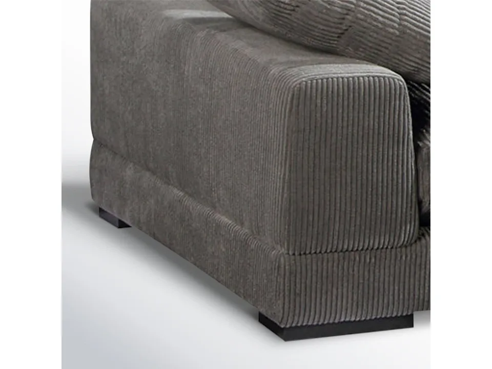 Угловой диван Lonsdale 375×168×86 см обитый кордрой из массива 6