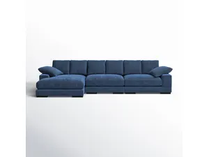 Угловой диван Lonsdale 375×168×86 см обитый кордрой из массива